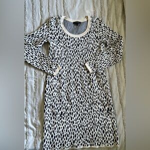NWOT Ann Taylor Leopard Print Sweater Dress